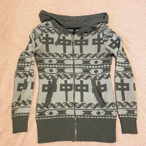 RDS Red Dragons zip up sweater